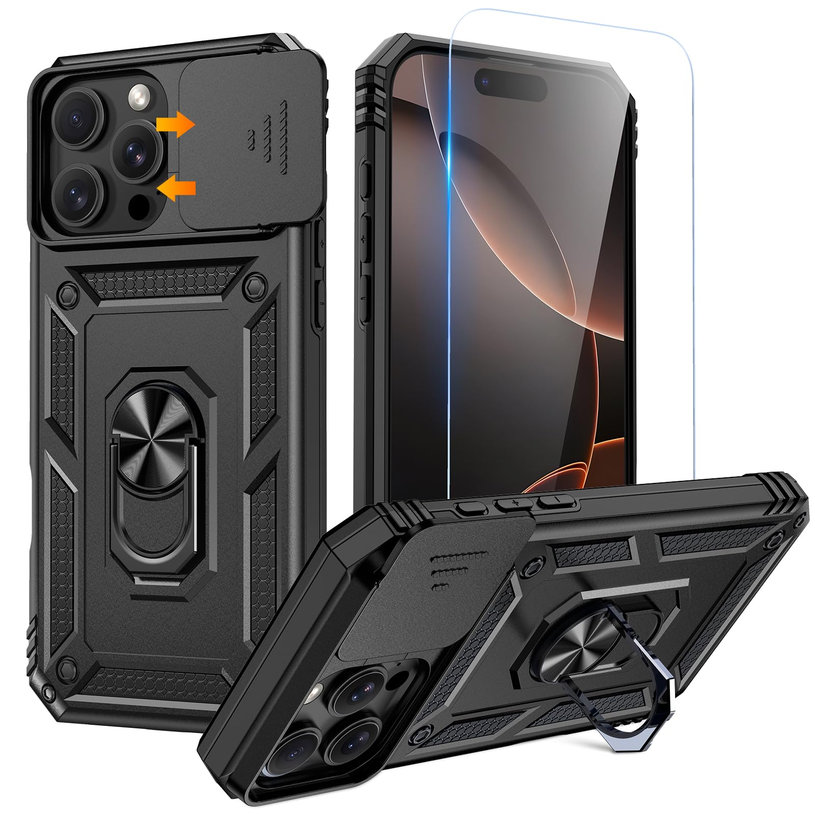 Amazon.com: Goton Compatible for iPhone 16 Pro Max Case with
